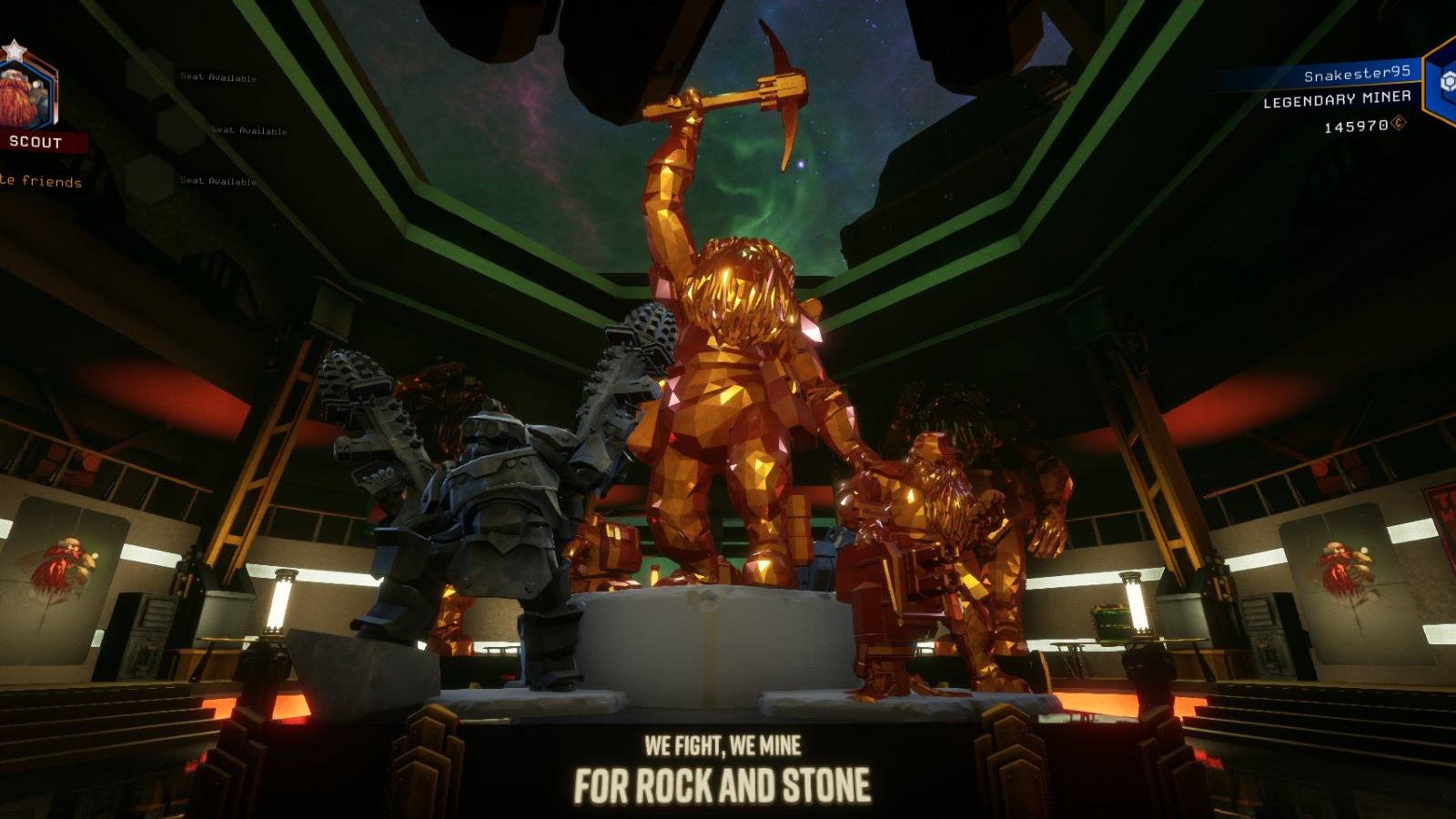 Deep Rock Galactic Statues