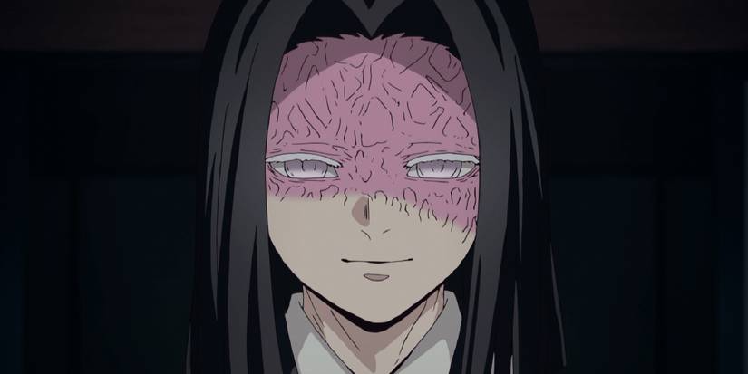 Demon Slayer - A Look At Ubayashiki's Face Up Close