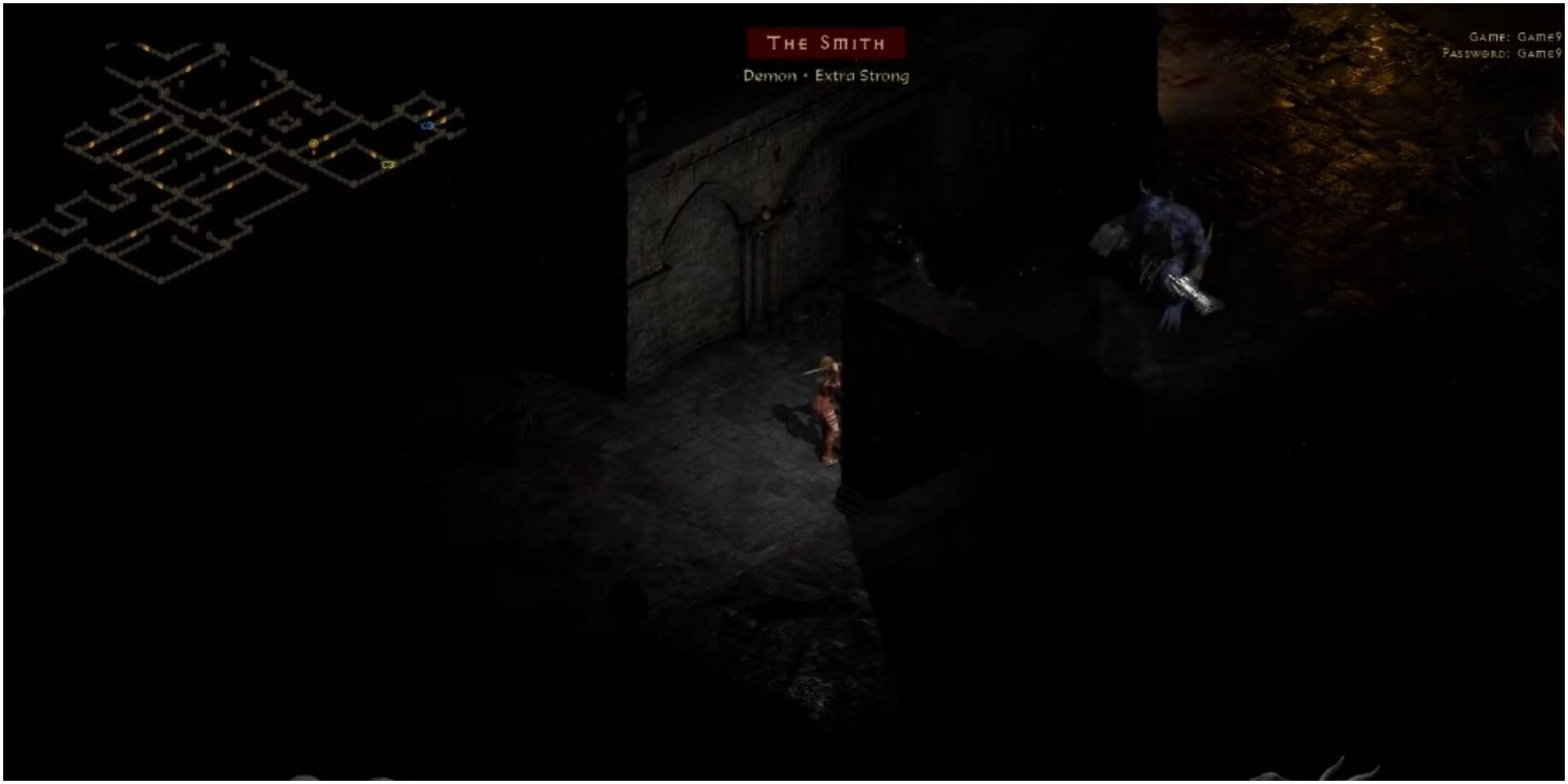 Diablo 2 Resurrected Fighting The Smith As An Amazon With A Javelin