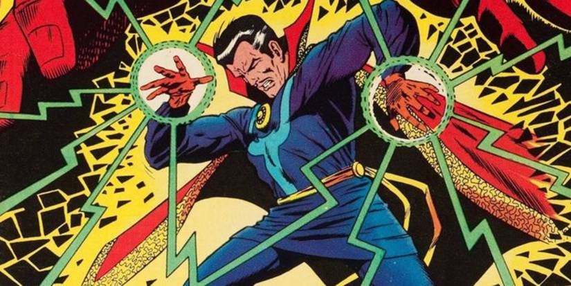 Doctor Strange activating his magic