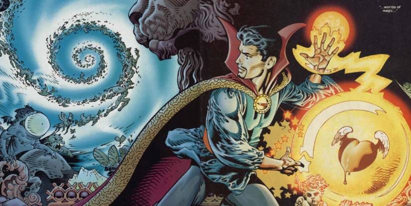 Doctor Strange uses his magical powers