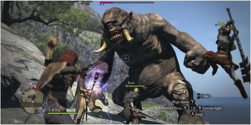 Dragons Dogma Dark-Arisen Cyclops Fight