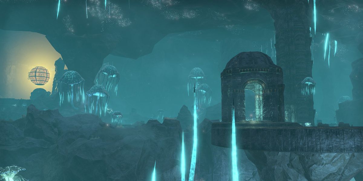Elder Scrolls Online Most Beautiful Locations Blackreach Western Skyrim