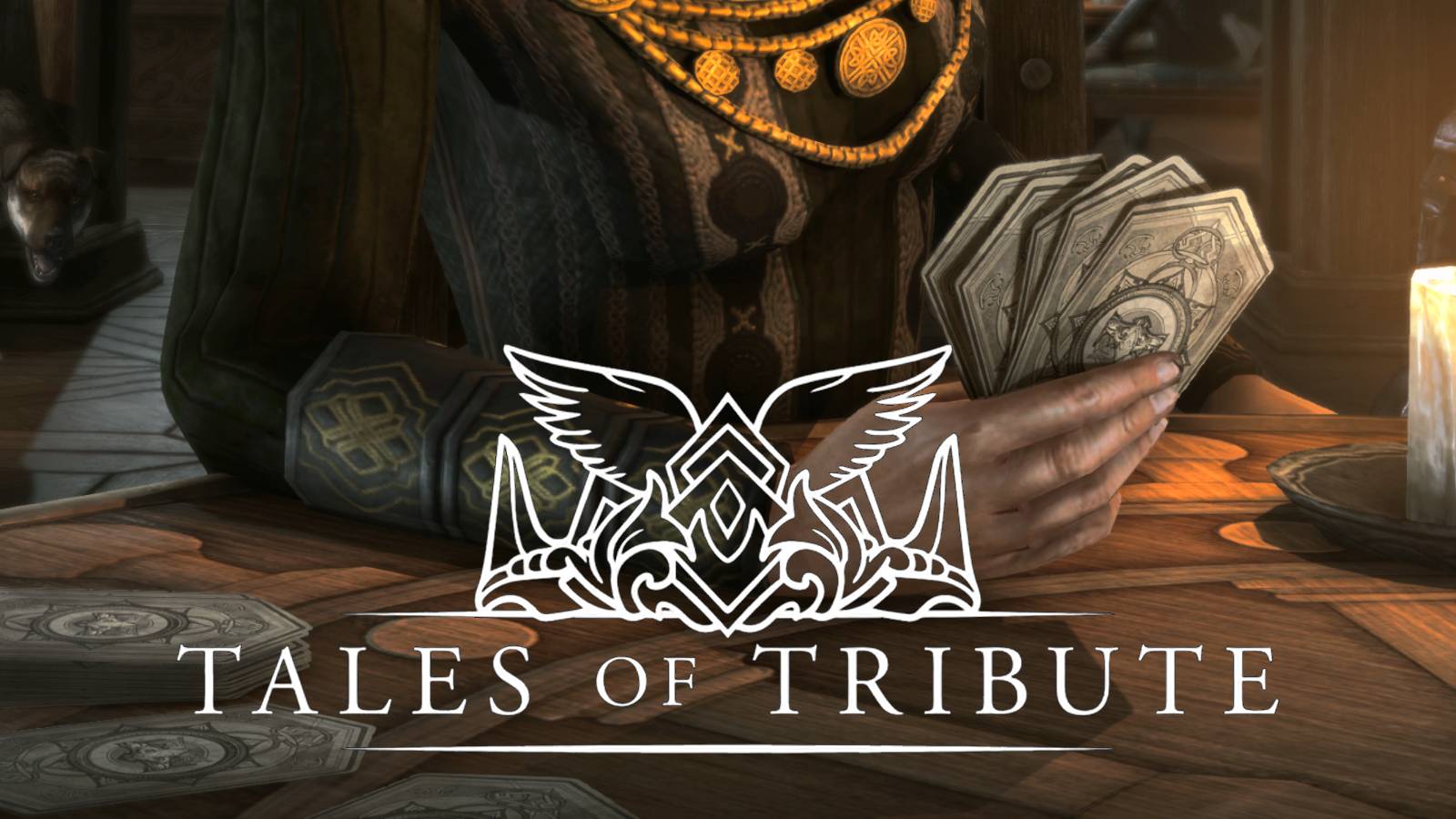 Elder Scrolls Online Tales of Tribute Logo Promo Card Game High Isle Chapter