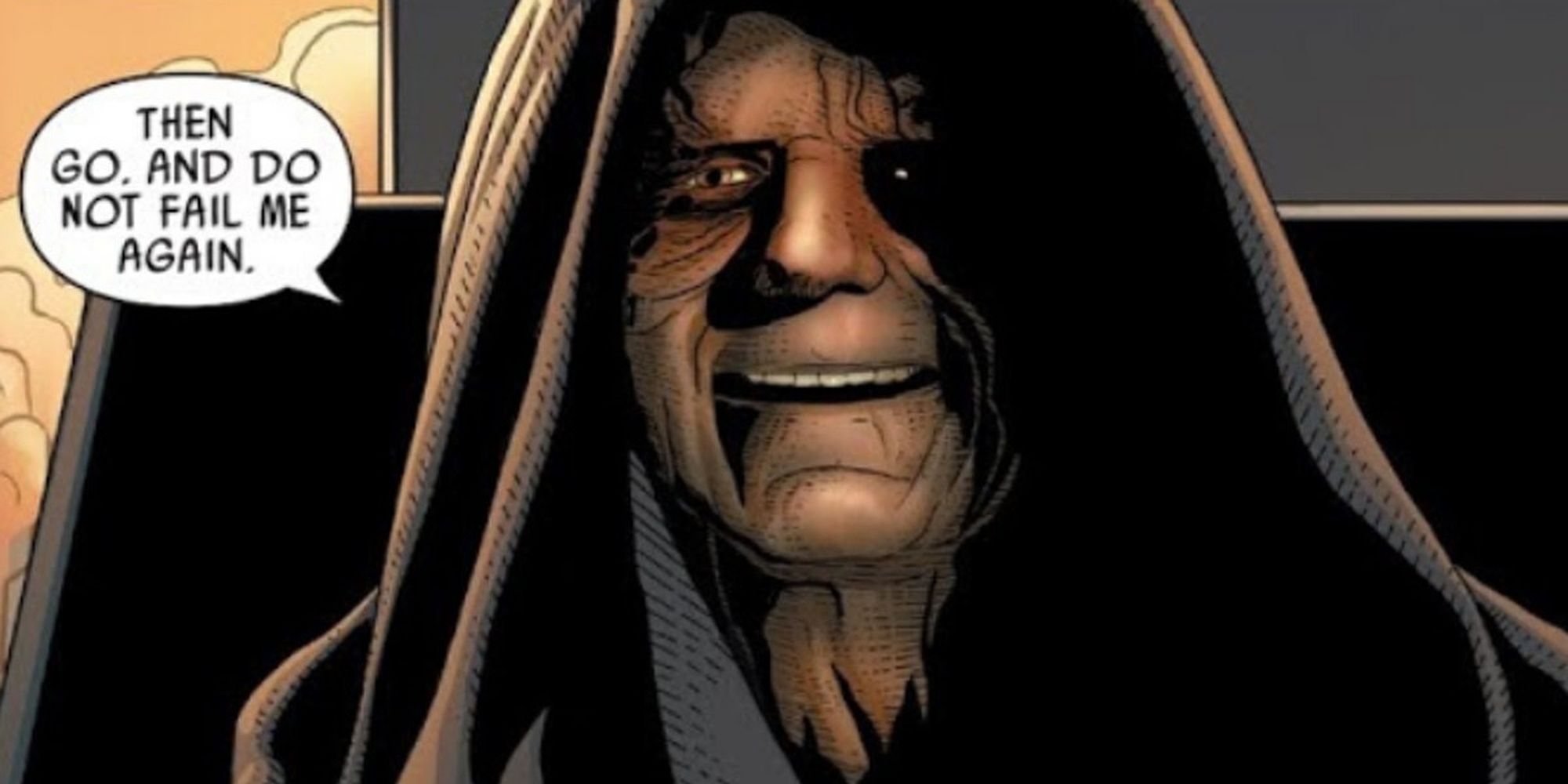 Emperor Palpatine grinning Cropped