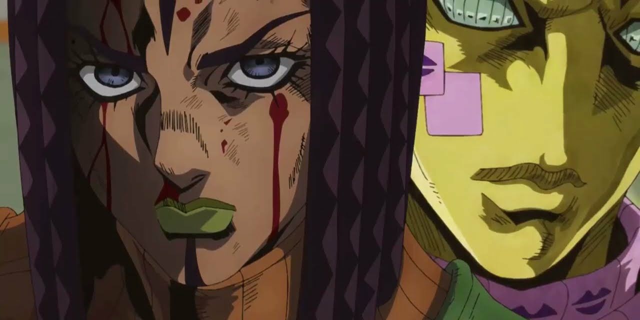 Ermes with her stand, kiss