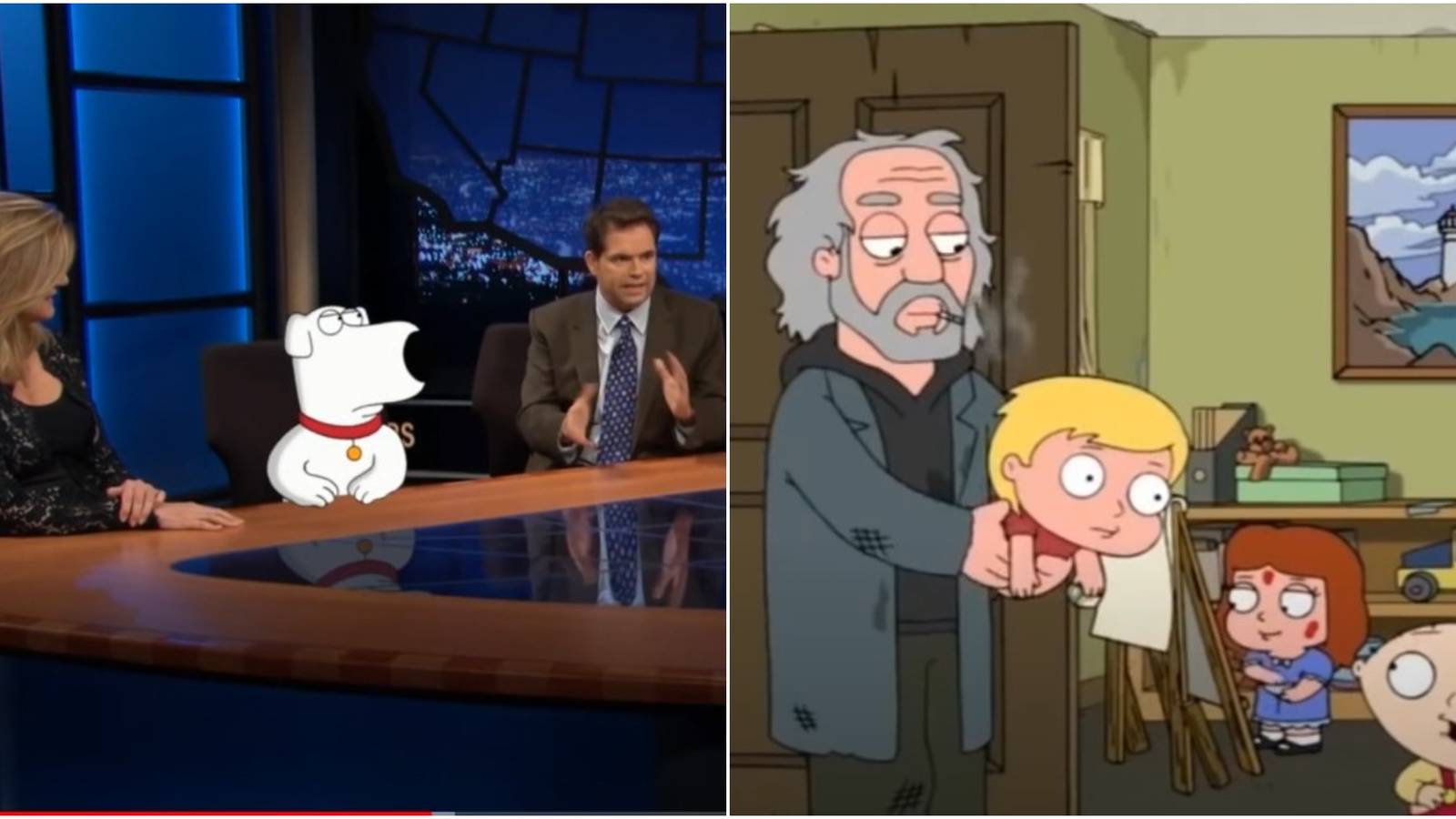 Family Guy Brian's Worst Moments Collage Real Time And Kidnapping