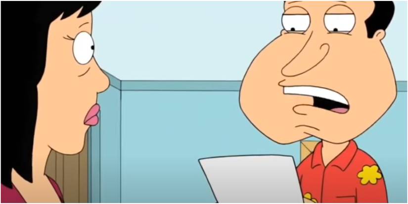 Family Guy Quagmire Reads His Letter To Brenda