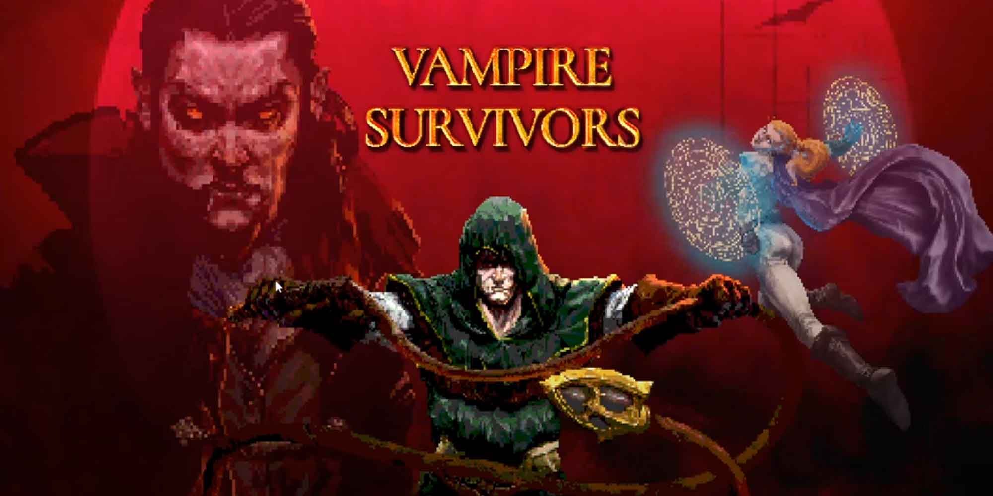 Vampire Survivors title screen