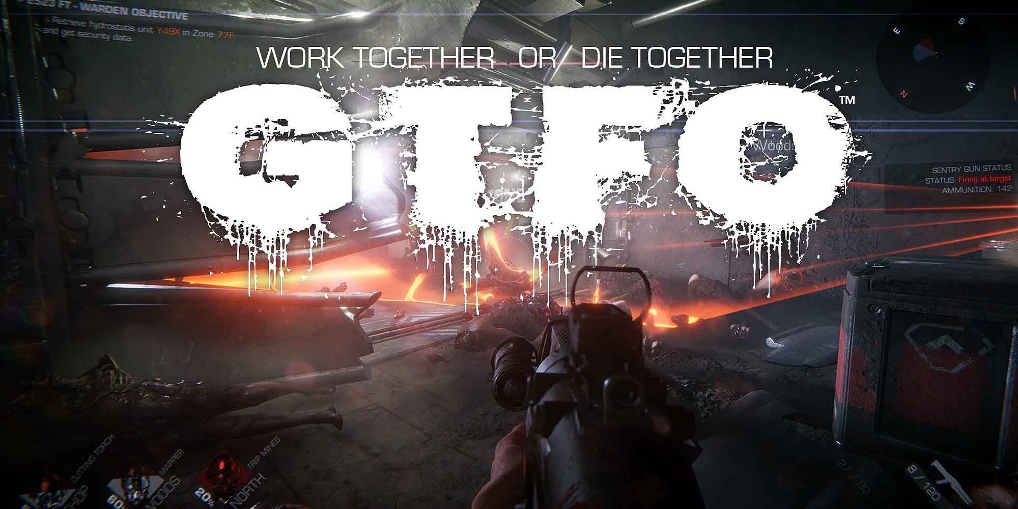 Promotional image for the game GTFO showing the gameplay