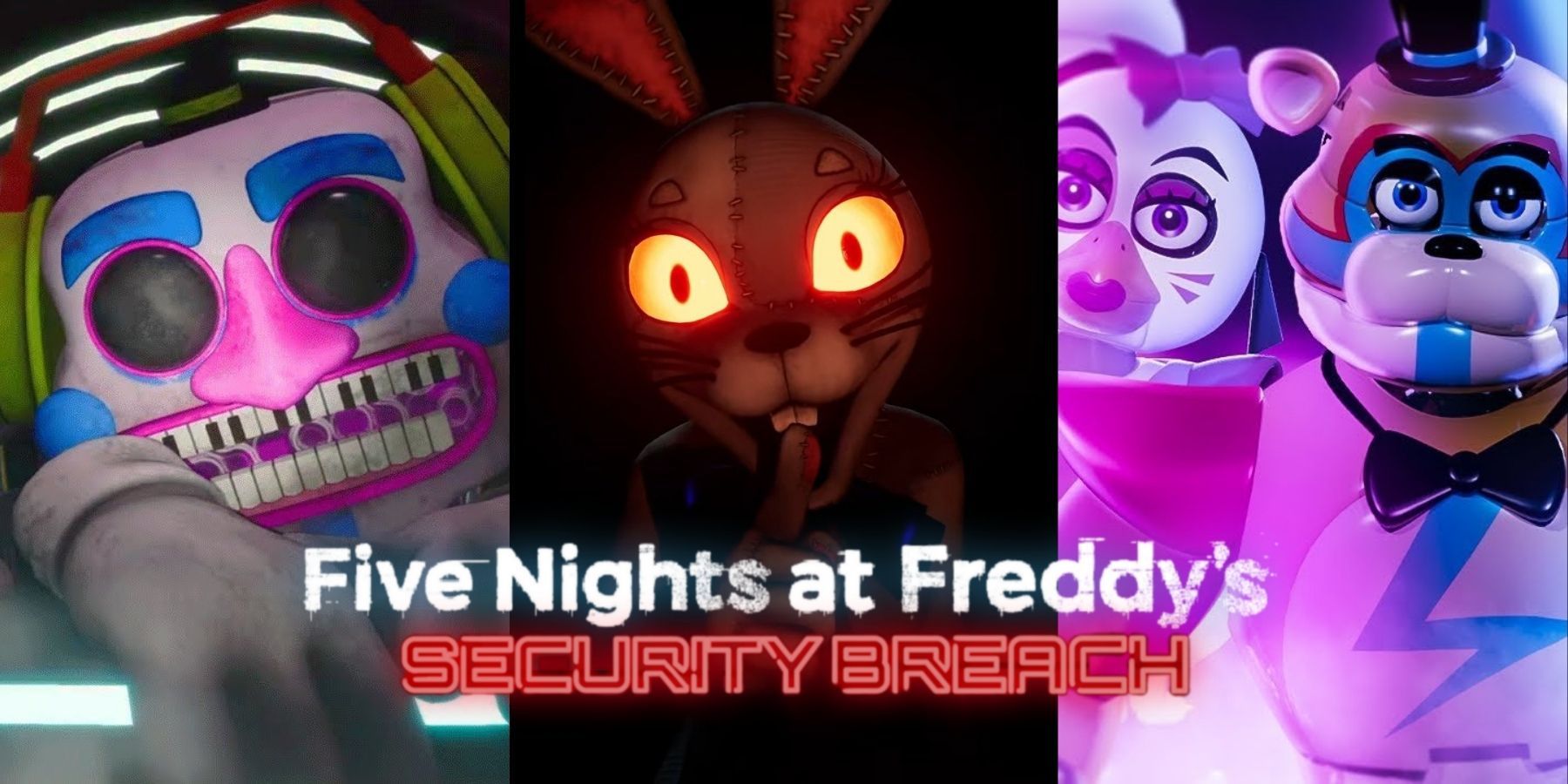 Five Nights at Freddy's Security Breach animatronics