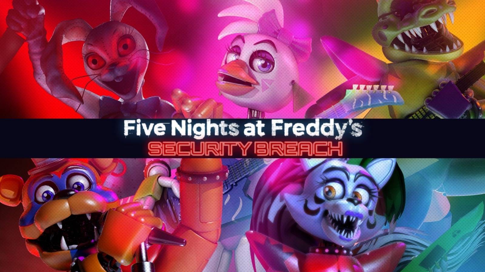Five Nights at Freddy's Wallpaper with Title