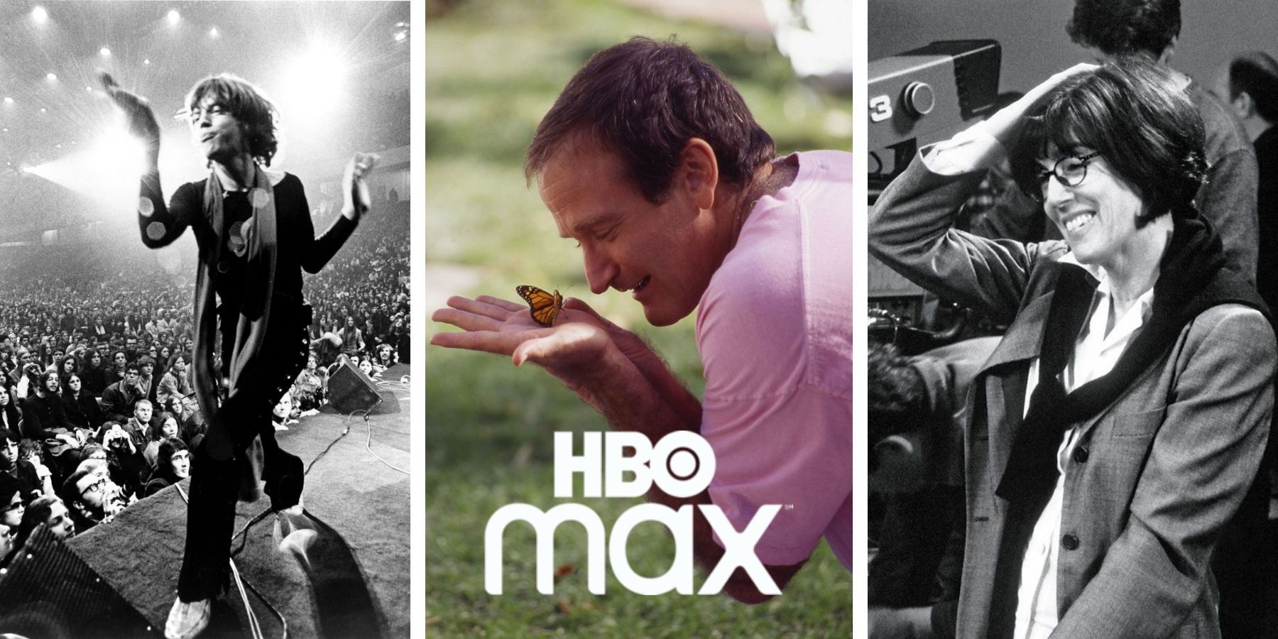 HBO Max Documentaries Collage with Logo