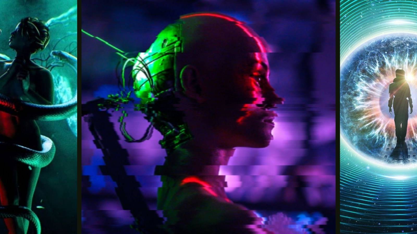 Sci-Fi Series Collage (with Added Effects)