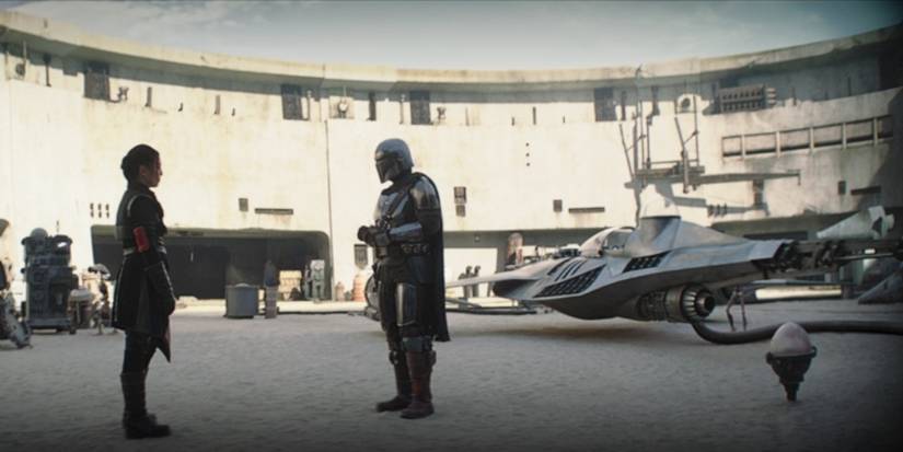 Fennec Shand and The Mandalorian in Book of Boba Fett