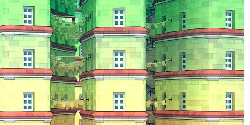 Flag Buntings In Townscaper