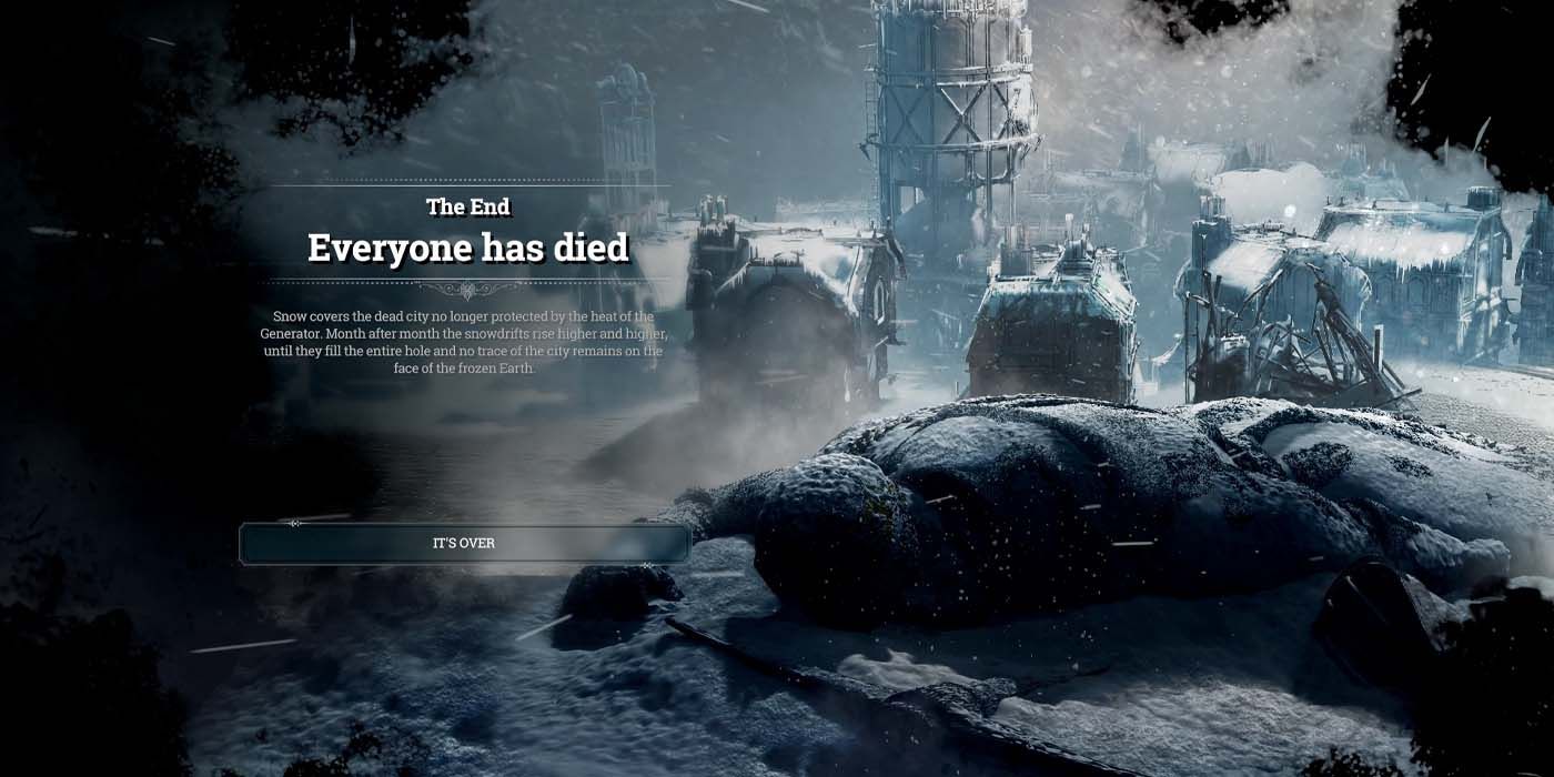 Frostpunk Game Over