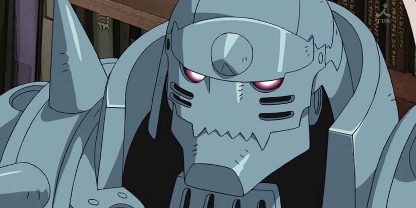 Alphonse Elric has a serious conversation with his brother in Fullmetal Alchemist: Brotherhood
