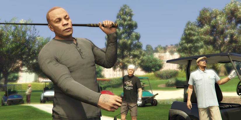 GTA Online Dr. Dre On The Golf Course