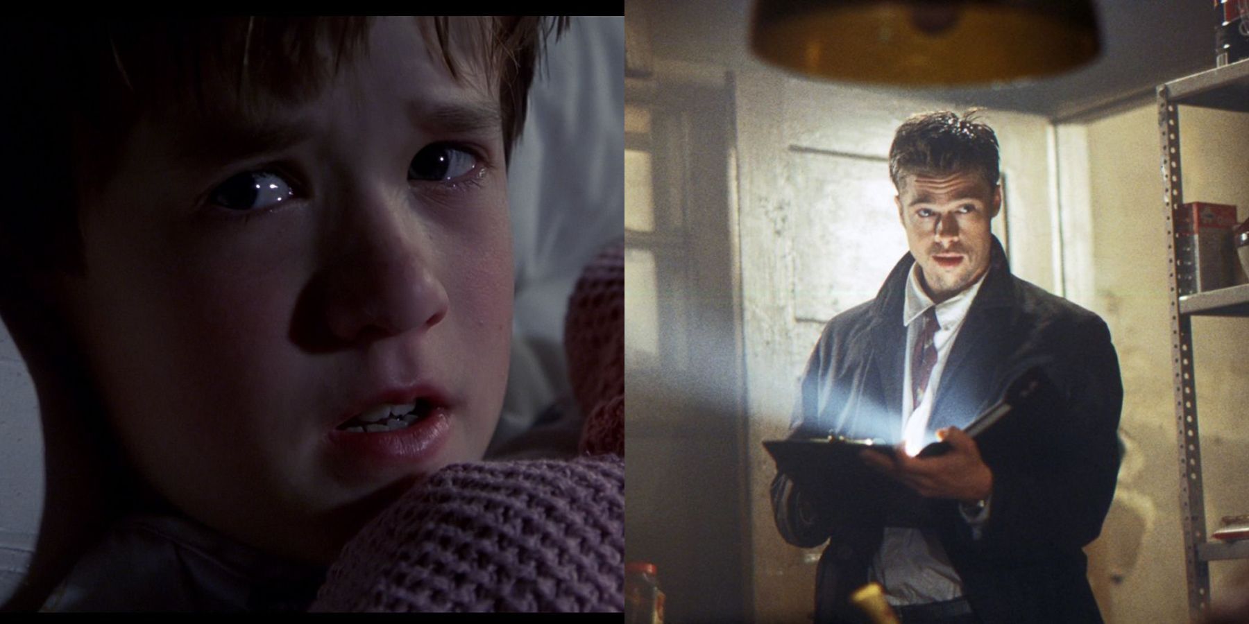 The Sixth Sense and Se7en are 90s horror movies with ultimate ending twists