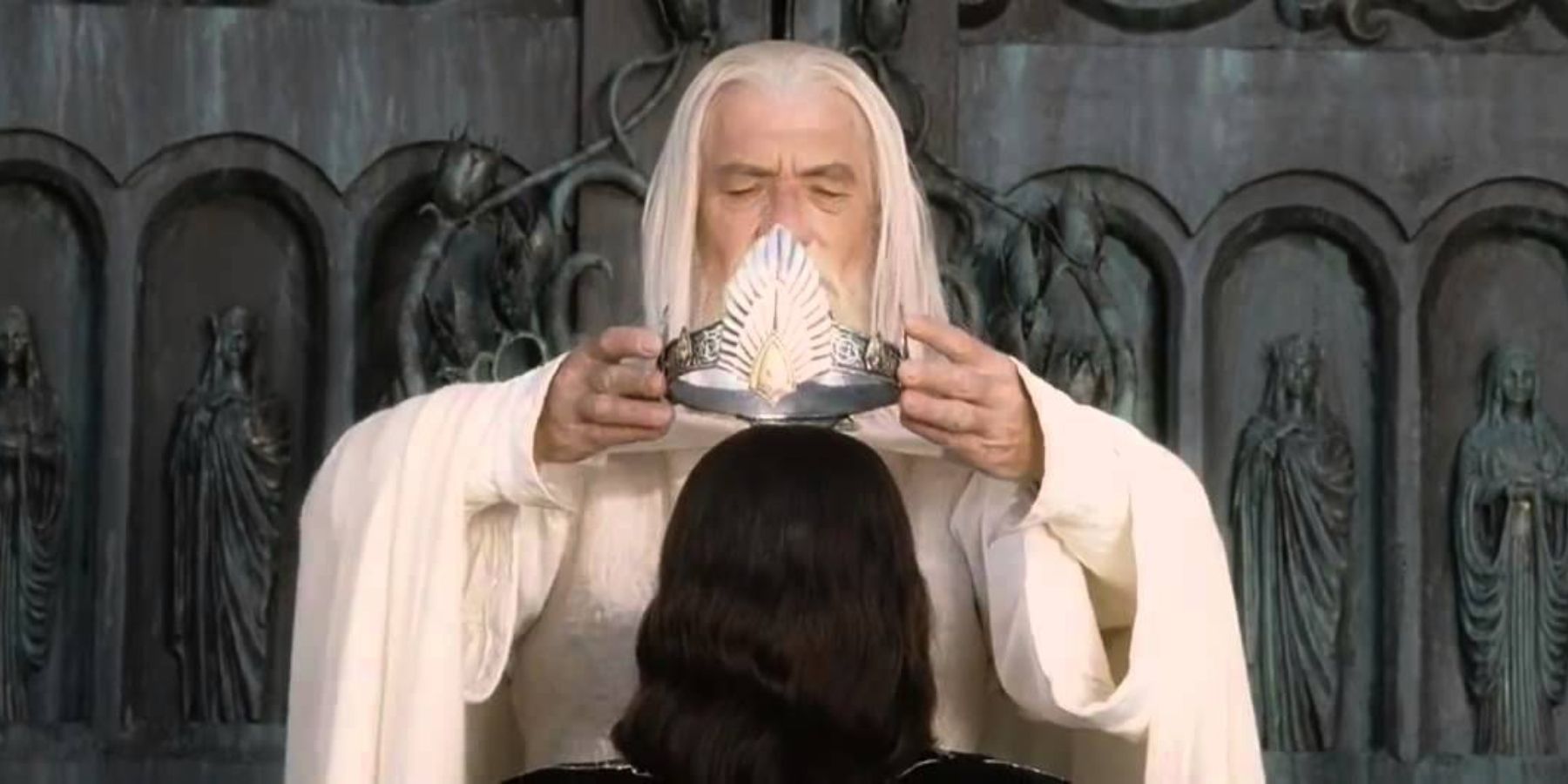 Gandalf crown at coronation