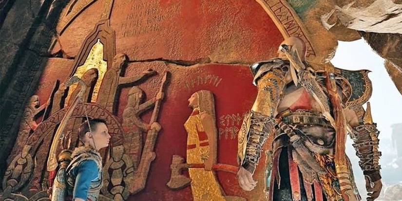 God-of-War-2018-Kratos-and-Atreus-at-Jotun-Shrine-for-Laufey