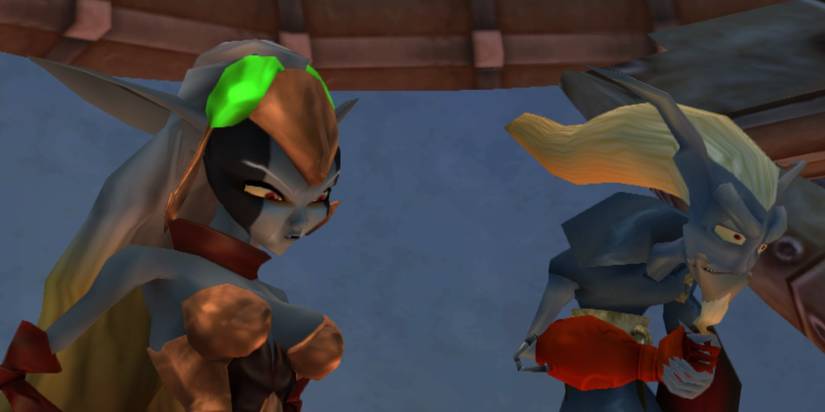 Gol and Maia in Jak & Daxter: The Precursor Legacy