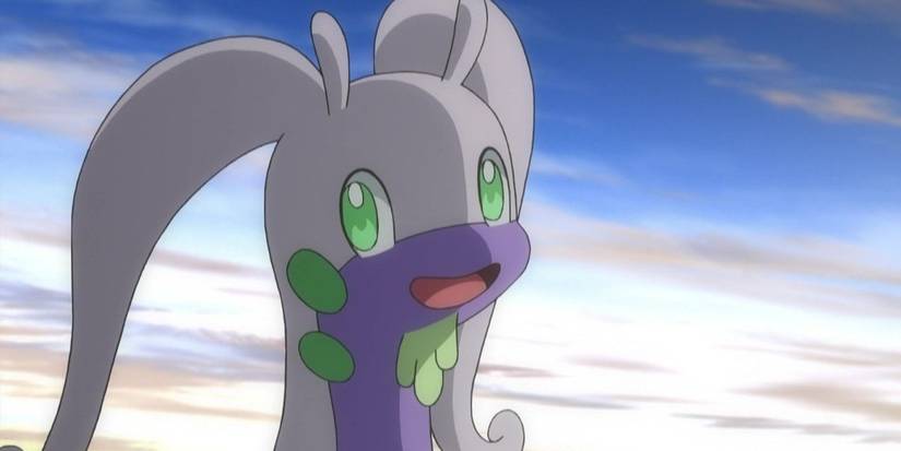 Pokemon Goodra at sunset