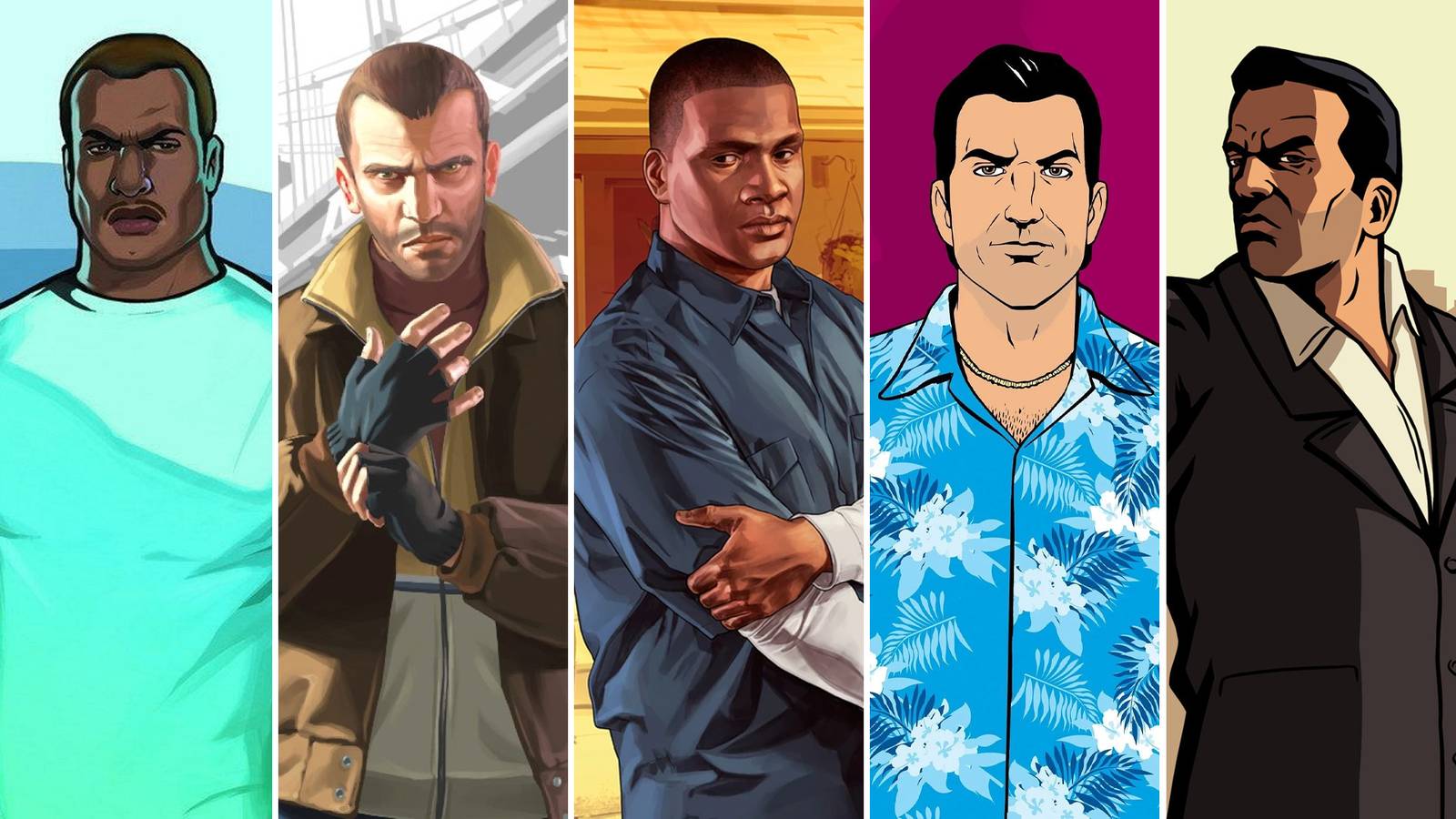 Grand Theft Auto Each Main Character's First & Last Lines - Featured
