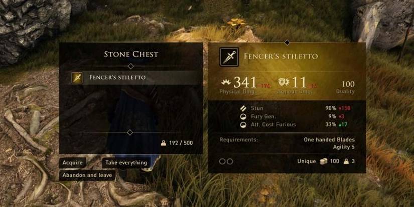 Greedfall Fencer's Stiletto