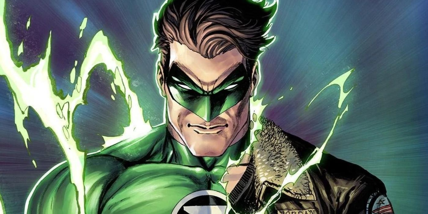 Hal Jordan Green Lantern mid transformation