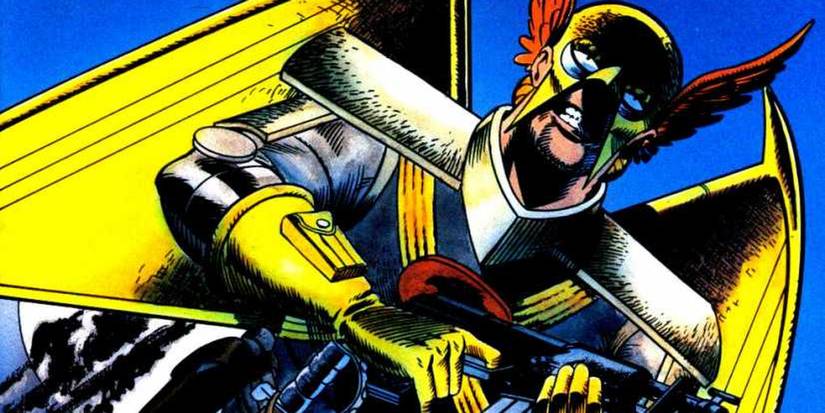 Hawkworld Cover with Hawkman and Hawkwoman Flying Cropped