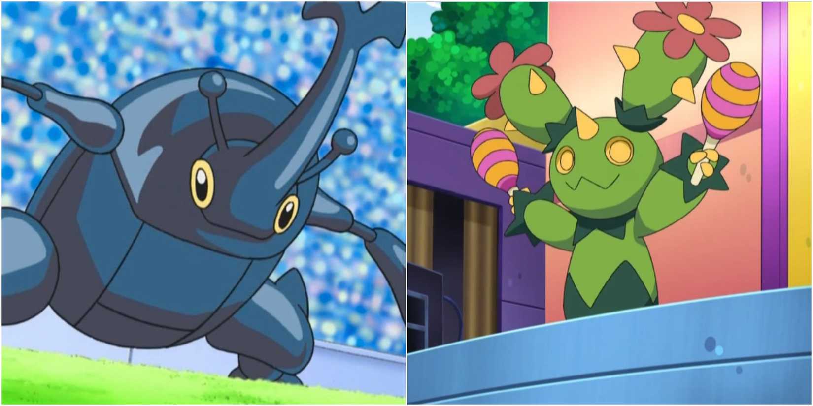 Heracross and Maractus