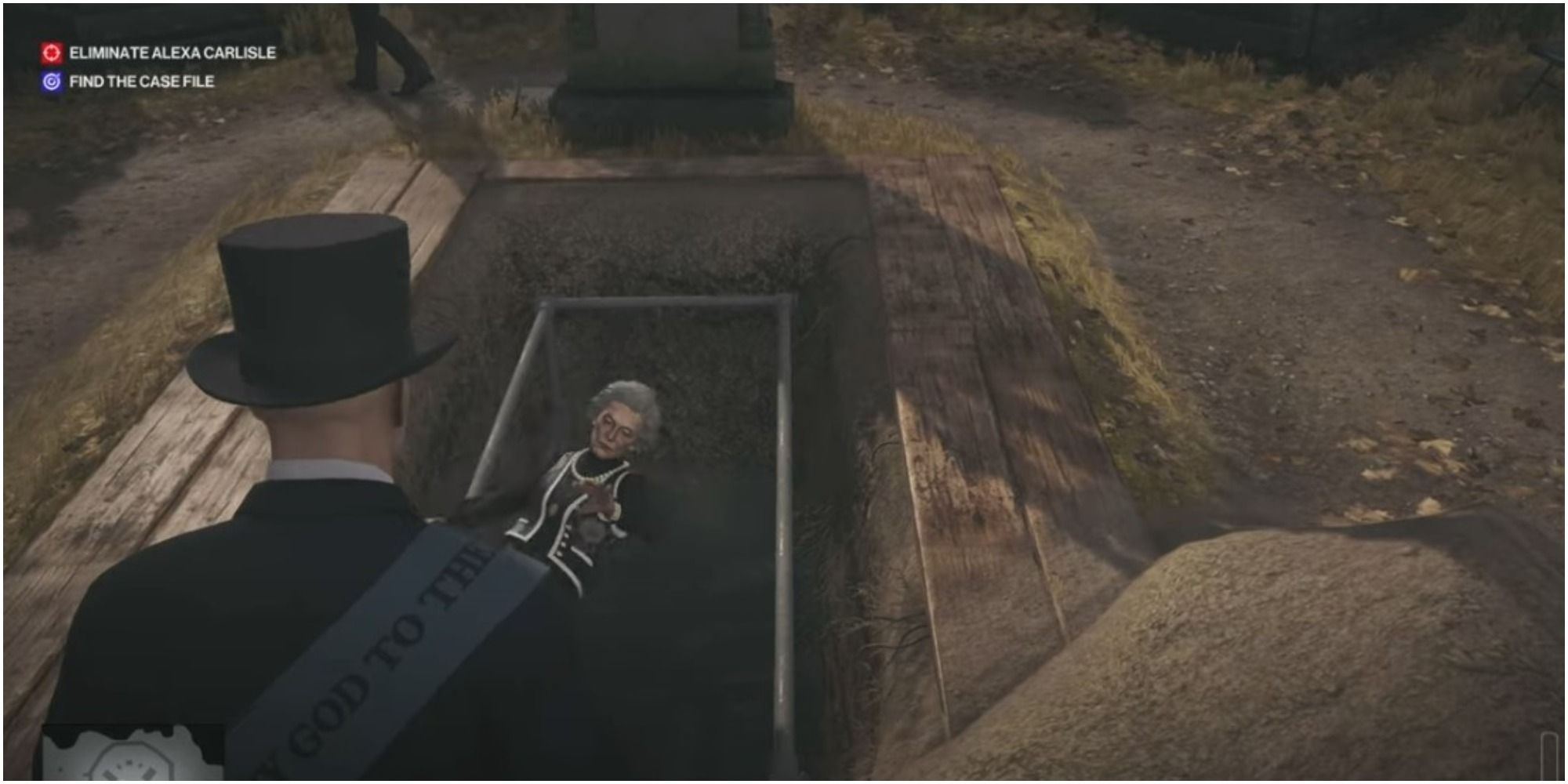 Hitman 3 Kicking Alexa Carlisle Into Her Own Grave