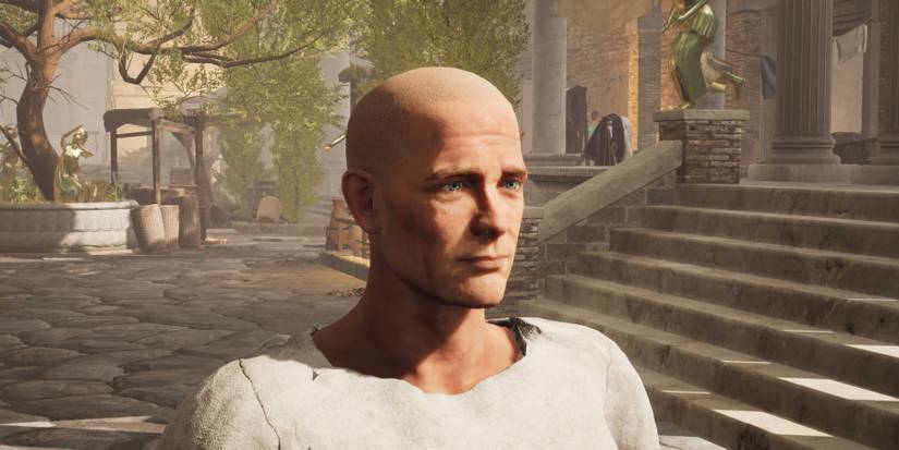 Galerius at the Market in The Forgotten City