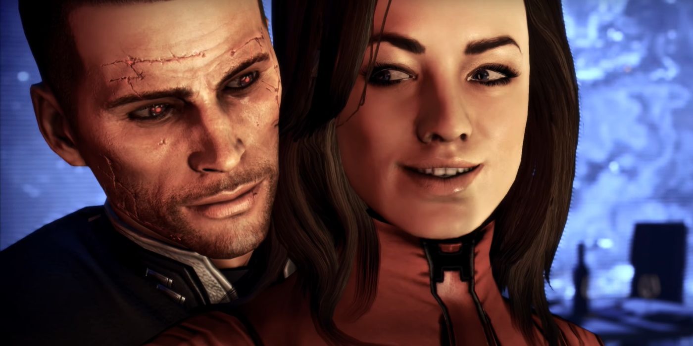 Renegade Male Shepard with Miranda during Citadel DLC for Mass Effect 3