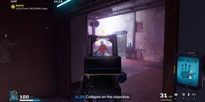 Pinging a Spiker in Rainbow Six Extraction VR Tutorial