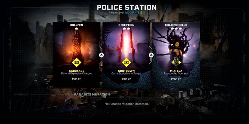Rainbow Six Extraction mission objectives when starting a level