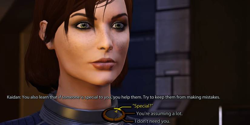 Flirting with Kaidan and starting a romance in Mass Effect 1