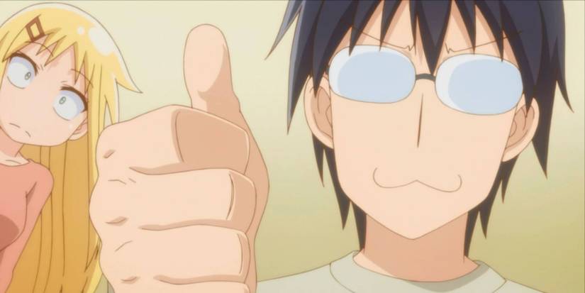 Two shot of the main characters from I Can't Understand What My Husband Is Saying