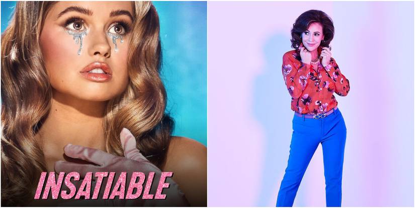 Insatiable: Collage Of TV Show Promos Debby Ryan And Alyssa Milano