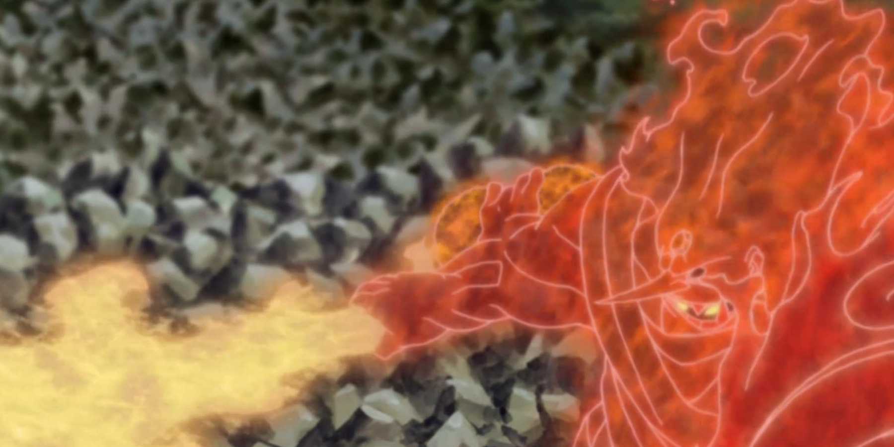 Itachi's Susanoo holding the Totsuka Blade in Naruto: Shippuden