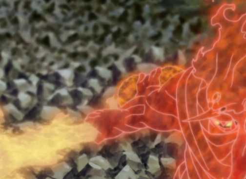 Itachi's susanoo with the Totsuka Blade in Naruto: Shippuden
