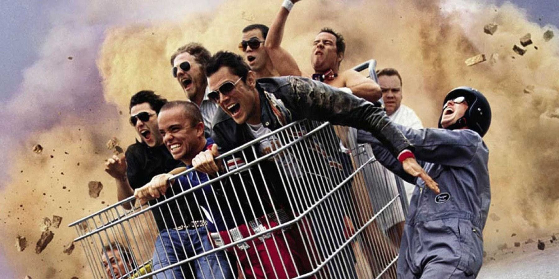 Jackass The Movie shopping cart poster