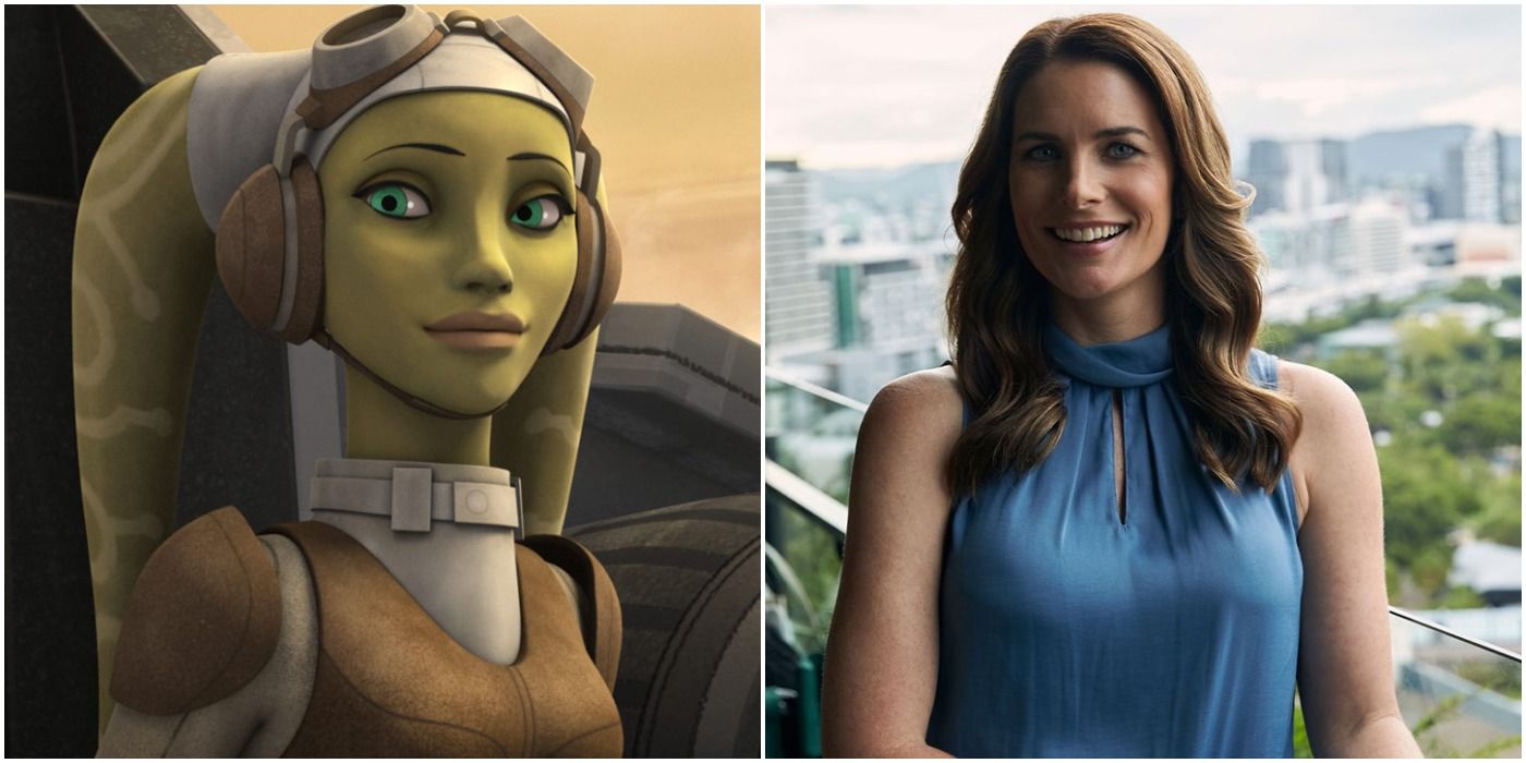 Jolene Anderson and Hera Syndulla in Star Wars Rebels