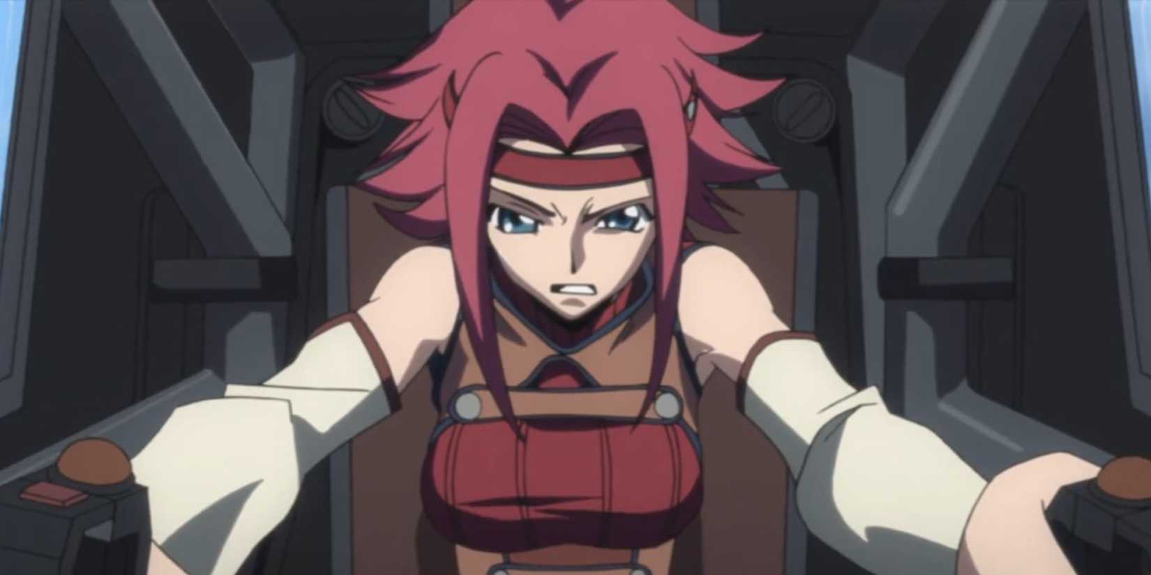 Kallen Kozuki in her Knightmare code geass