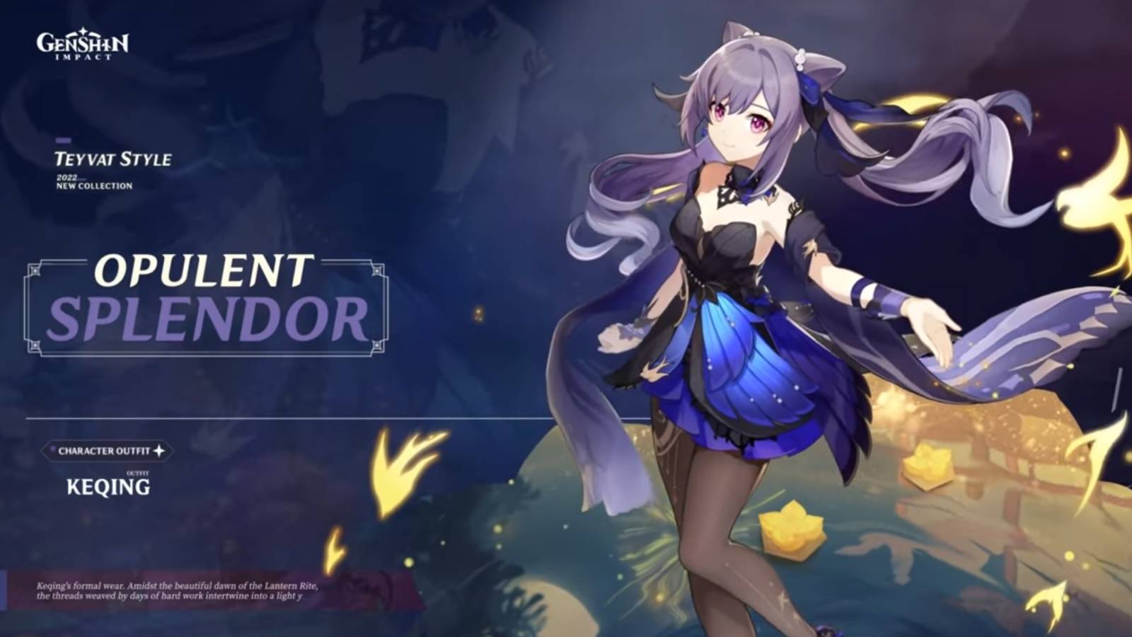 Keqing Opulent Splendor outfit