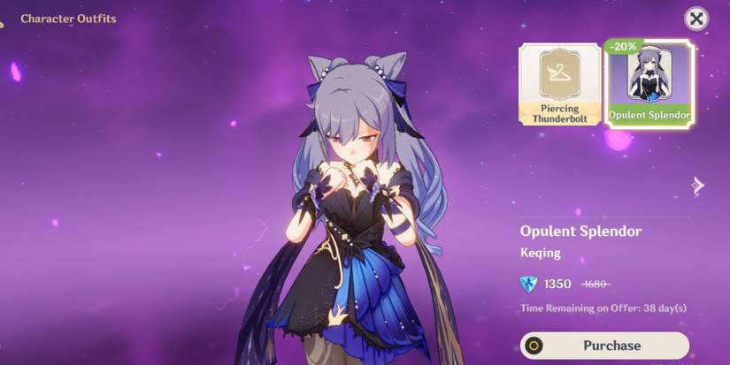 Keqing skin in Genshin Impact