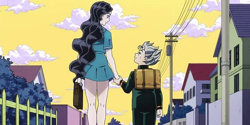 Koichi and Yukaku in JoJo's Bizarre Adventure