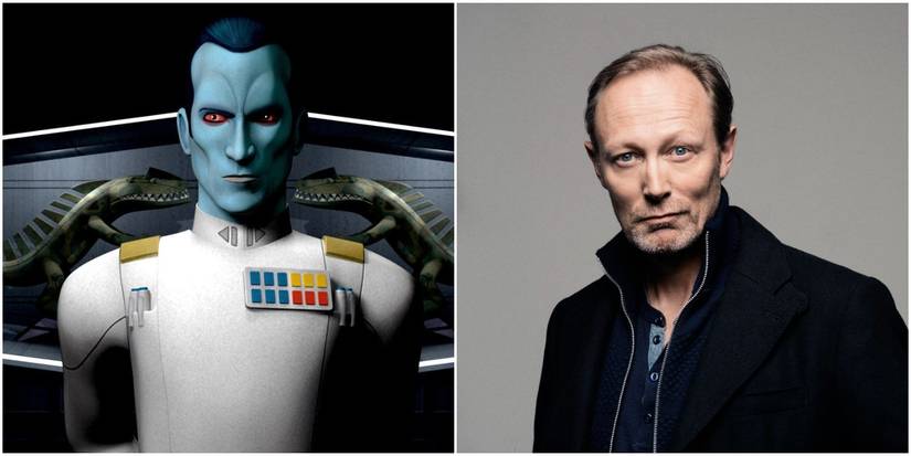 Lars Mikkelsen and Thrawn in Star Wars Rebels